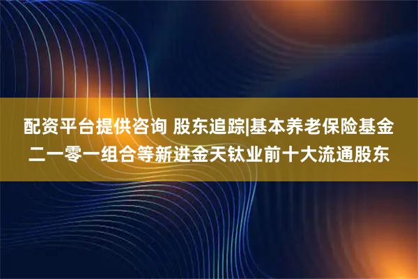 配资平台提供咨询 股东追踪|基本养老保险基金二一零一组合等新进金天钛业前十大流通股东