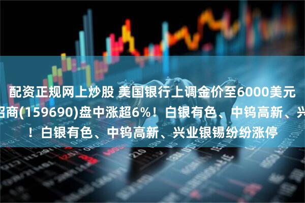 配资正规网上炒股 美国银行上调金价至6000美元！有色矿业ETF招商(159690)盘中涨超6%！白银有色、中钨高新、兴业银锡纷纷涨停