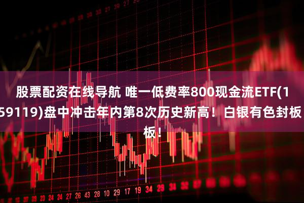 股票配资在线导航 唯一低费率800现金流ETF(159119)盘中冲击年内第8次历史新高！白银有色封板！